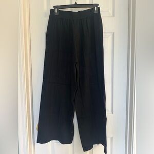 Black Wide-Leg Pants